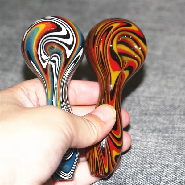 Tubo de vidro de vidro colorido fumando tubos de queimador