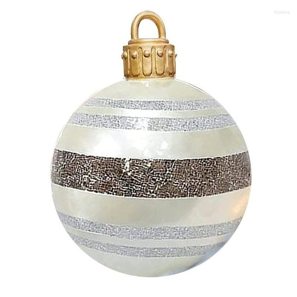 Weihnachtsdekorationen Riesiger aufblasbarer dekorierter Ball aus PVC für den Außenbereich, aufblasbare Bälle, Dekoration