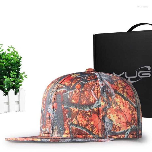 Ballkappen Yuge-Hut 3D-gedruckter Herren-Hip-Hop-koreanischer lässiger Damen-Baseball-Casquette-Hip-Hop mit flachem Rand