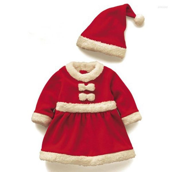 Наборы одежды рожденные мальчики девочка малыш Рождественский костюм с 2 частями детская одежда для вечеринки детская косплей в течение 0-2 лет