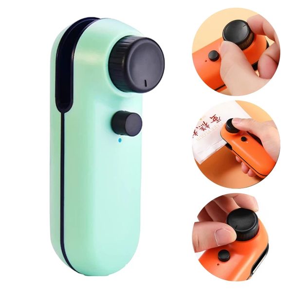 Кухонные инструменты ручка USB зарядка Mini Portables Portables Food Cackaging Sagcing Clip Clip Snack-защищенные тепловые уплотнители кухонные инструменты