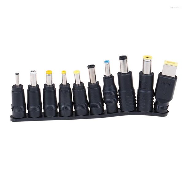 Cabos de computador 10pcs/set Universal CC DC Adaptador de energia Dicas para carregador de plug para PC Notebook Conectores de laptop