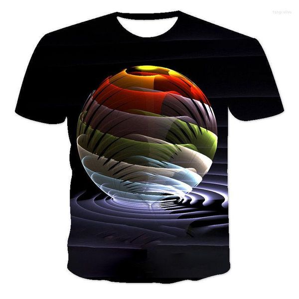 Camisetas masculinas de camisetas masculinas O mais recente sonho de impressão 3D Dream