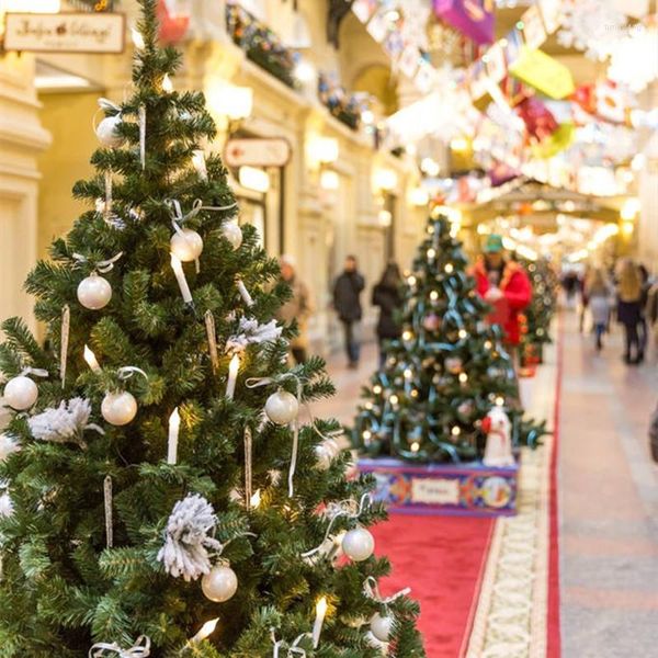 Noel dekorasyonları dekorasyon ağacı top plastik flaş kolye 34 adet tatil partisi ev yılı hediye