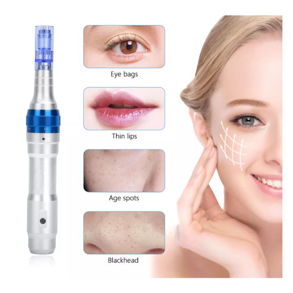 Auto Micro Needle Derma Pen Accessori Ricambi Bellezza Cura della pelle Cicatrice facciale Acne Rimozione delle rughe MicroRolling Derma Stamp Therapy