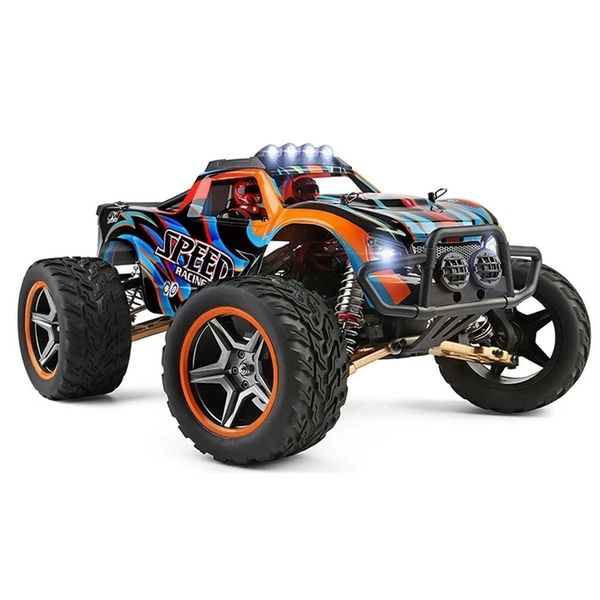 CARE RC ELECTRIC WLToys 2 4G Racing 45km H Chassis de metal 4WD Drift Drift Brinquedos de controle remoto elétrico para adultos crianças 104009 220829