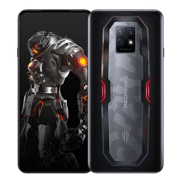 Orijinal Nubia Red Magic 7s Pro 5G Cep Telefonu Oyun 12GB RAM 256GB ROM Octa Core 64.0MP AI 5000mAh Android 6.8 