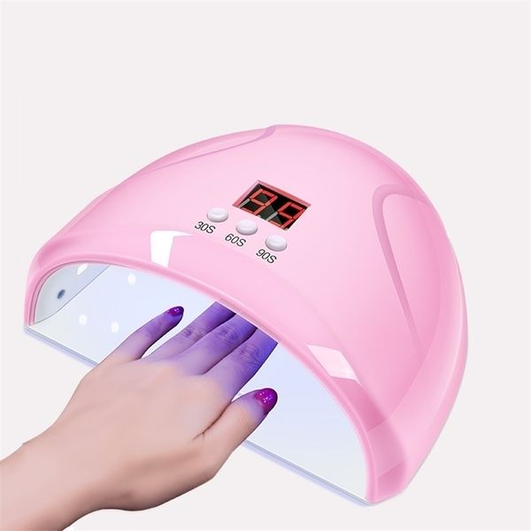 Secadores de unhas Chegando lâmpada de unha UV Gel laca secador gelpolish cura luz sol lâmpadas de manicure UV UV Lâmpadas de unha led 220829