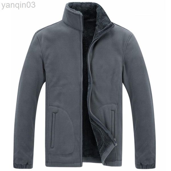 Herrenjacken Winterjacke Männer Windjacke Soft Shell Fleece Warm Plus Größe 5XL 6XL 7XL 8XL verdicken männlich lässig Thermal Parka L220830