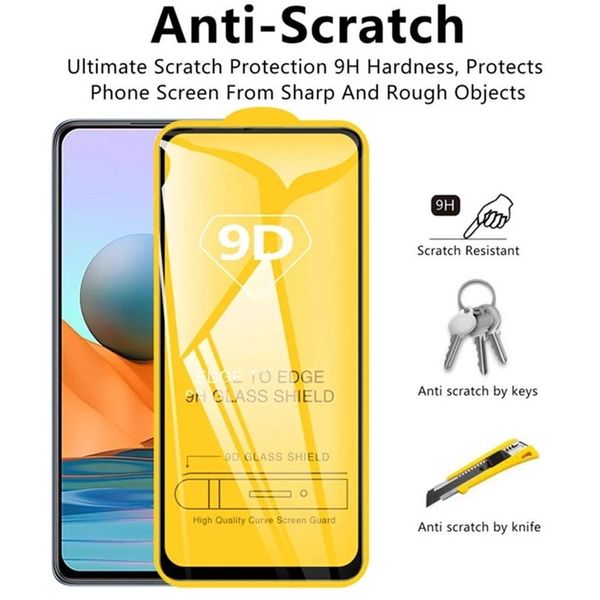 Protetor de tela cheia 9D para Samsung Galaxy A01 Core A31 A32 A33 A50 A50S A30S A51 A52 A53 A70 A71 A72 A73 A80 A91 A02 A02S A03S A7 A8 A10S A10 A11 A12 A13 A30 A20S A21S A22 A23