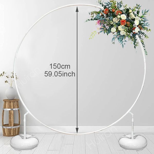 Decorazioni natalizie Palloncino in plastica Anello ad arco Supporto per sfondo fai-da-te Cerchio Ballon Colonna Base Baby Shower Compleanno Decorazioni per feste di matrimonio Nuziale 220829