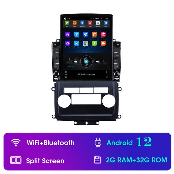 9 pollici Android Radio Car Video Multimedia per il periodo 2009-2012 Nissan Frontier/Xterra Bluetooth WIFI HD Touchscreen Supporto di navigazione GPS Carplay