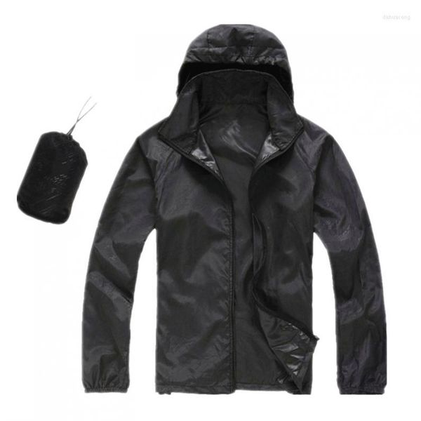 Giacche da corsa Giacca in nylon antivento impermeabile unisex Bicicletta da corsa Cappotto antipioggia per sport all'aria aperta