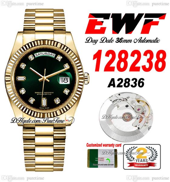 EWF Day Date 118238 A2836 Автоматические Unisex Wath