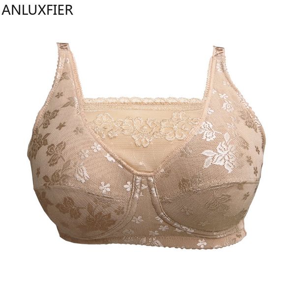 Reggiseni X9070 Tubo per mastectomia Top Tipo Intimo senza montatura Raccolto senza cuciture Plus Size Protesi tascabile in pizzo Lingere 220902