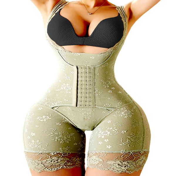 Cintura e shapewear bodysuit abdominal Controle de barriga de corpo inteiro Mulheres do corpulento Mulheres vestido Corsário Slima