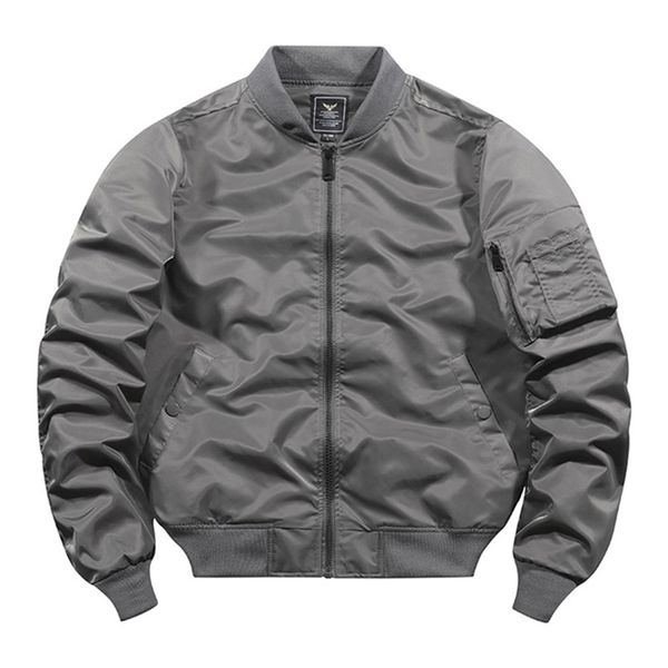 Jaqueta de bombardeiro da primavera para homens Mulheres Militar Fly Varsity Varsity Baseball Flight Casat Mens Windbreaker Male Roupas MA1 220830