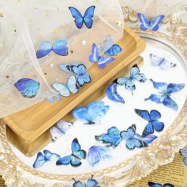 Geschenkpapier 40 Teile/satz Vintage Schmetterling DIY Handwerk Aufkleber Journling Schreibwaren Notebook Scrapbooking Schmetterlinge Label Aufkleber