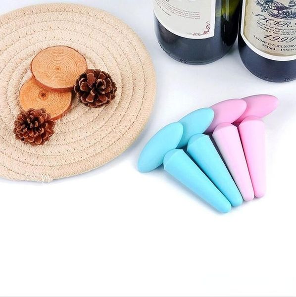 Strumenti da bar Stoppers al vino in silicone perdite per perdita di vino senza bottiglia di birra tappa in sughero bottiglia di vino bottiglia di sigillante per barre bar fy5449