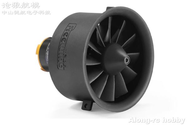 Freewing Models Ersatzteil, neuer 64-mm-EDF-Jet, 12 Blätter, 2840–2850 kV, 4S, E7206, 1450 g Schub, Update 64 EDF-Flugzeug, RC-Flugzeug