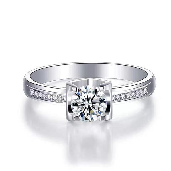 Bague de créateur en forme de tête de taureau, pour fête de mariage pour femmes, bagues en Moissanite 1 ct, taille 9-20, testeur de réussite