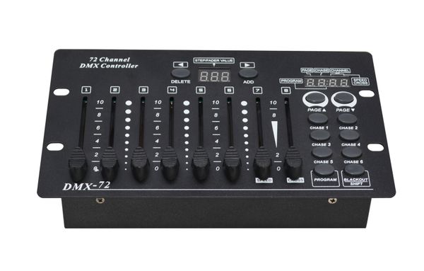 Controllo diretto dell'illuminazione del palco Controller console DMX a 72 canali