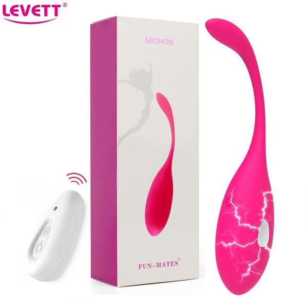 Güzellik Ürünleri Yumurta Vibratörleri Elektrikli Şok Kadınlar İçin Titreşim Kablosuz G Spot Klitoris Stimülatörü Seksi Oyuncak Masajı Vajina Egzersiz Kegel Ball