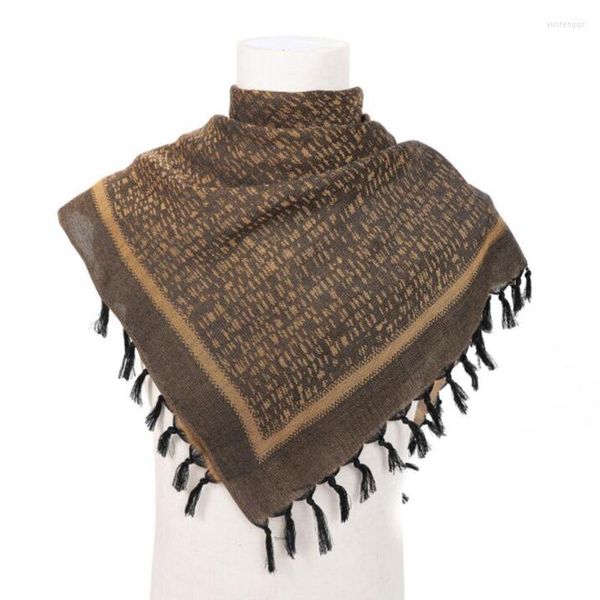 Lenço de bandanas arab shemagh keffiyeh tática militar palestina para homens xale kafiya wrap moda lenços