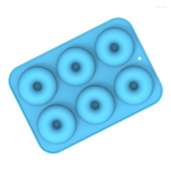 Moldes de cozimento 4pcs Silicone Donut Mold Home Supplies Diy Party Lavagem de louça Acessórios multifuncionais seguros Mão artesanal Fácil Uso reutilizável