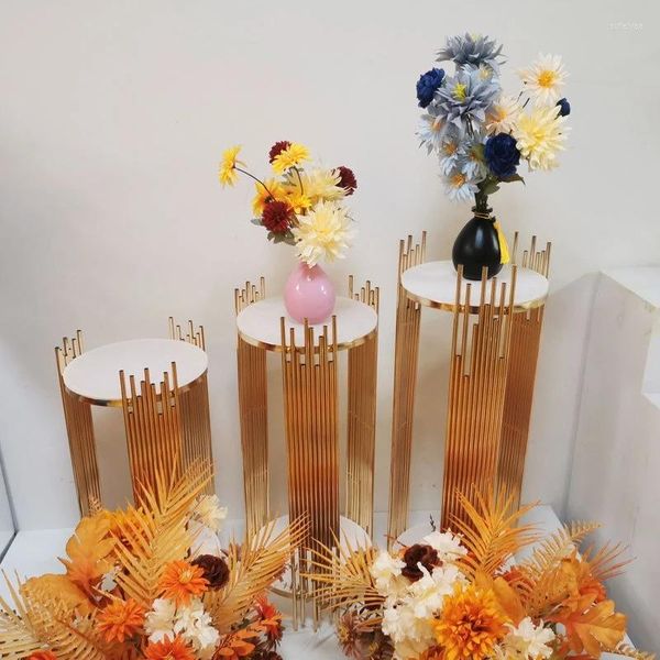Parti Dekorasyonu 2022 Kavaş Sütun Tutucu Düğün Tatlı Silindir Masası Kek Çiçek El Sanatları Oyuncaklar Stand Doğum Günü Hoş Geldiniz Mağazası Ekran Rafı
