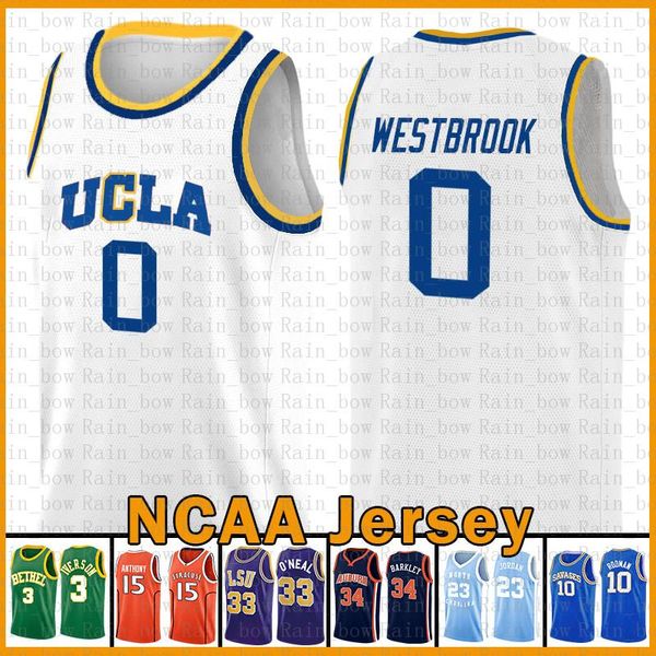 NCAA Campus Bear UCLA Kawhi Russell 0 Westbrook University 2 LeBron 23 James Basketball Jersey Leonard Stephen 30 Curry Anfern