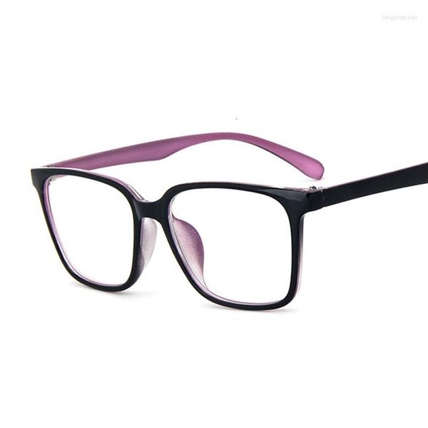 Montature per occhiali da sole Montature per occhiali da vista Occhiali da vista quadrati vintage Donna Designer di marca Occhiali trasparenti Miopia Lenti trasparenti