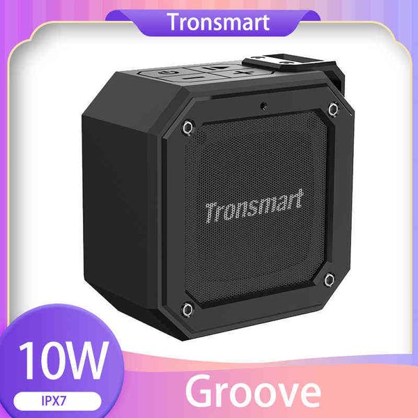 Tragbare Lautsprecher Tronsmart Groove Force Mini-Bluetooth 5.0-Lautsprecher mit wasserdichtem IPX7-Qualitätsbass und 24-Stunden-Spielzeit T220831