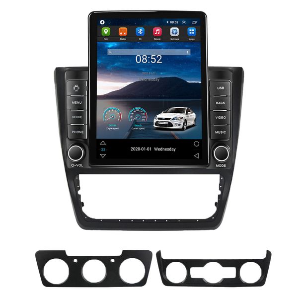 Unidade de cabeça de vídeo Android Auto Auto Stéreo para Skoda Yeti 2014-2018 com o Bluetooth Aux Support CarPlay