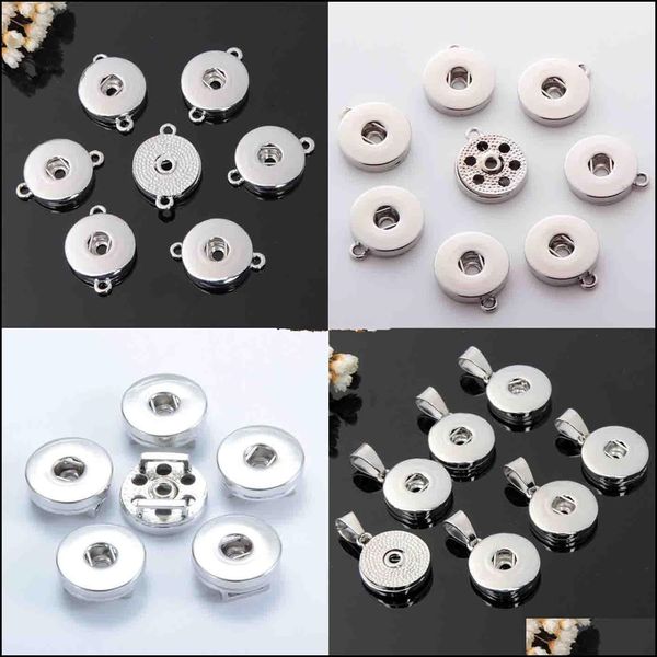 Charms 18Mm Noosa Parçaları Baz Charms Kolye Kolye Bilezikler Diy Takı Aksesuar Değiştirilebilir Ginger Snaps Düğmeler Damla D Dhgka için