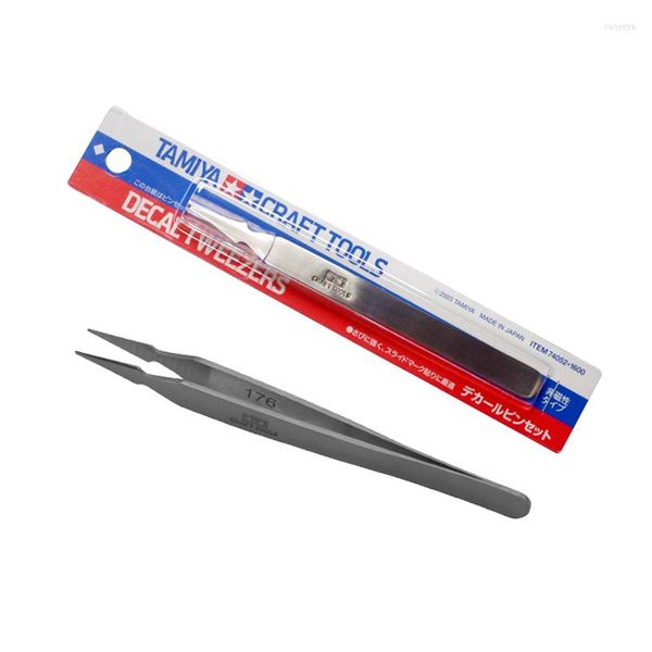 Set di utensili manuali professionali Tamiya 74052 Kit modello hobby Pinzette per decalcomanie artigianali