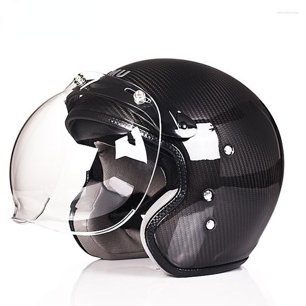 Мотоциклетные шлемы углеродного волокна Casco Motobike Open Face