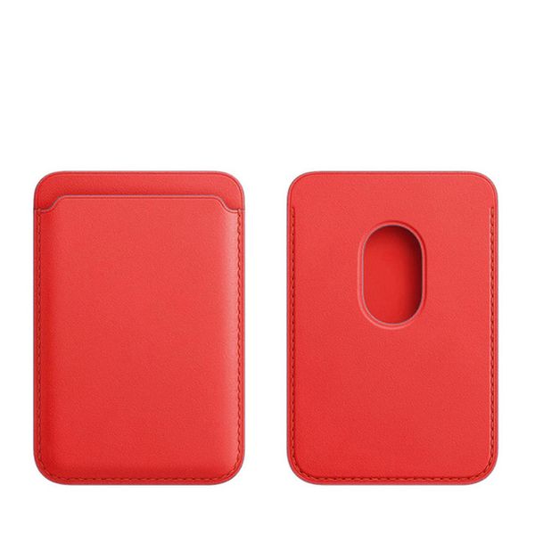 Portafoglio magnetico per telefono Custodie in pelle Mag Safe Custodia per carta di credito Tasca per contanti Custodia per carta d'identità per iPhone 15 14 13 12 Pro Max Borsa magnetica