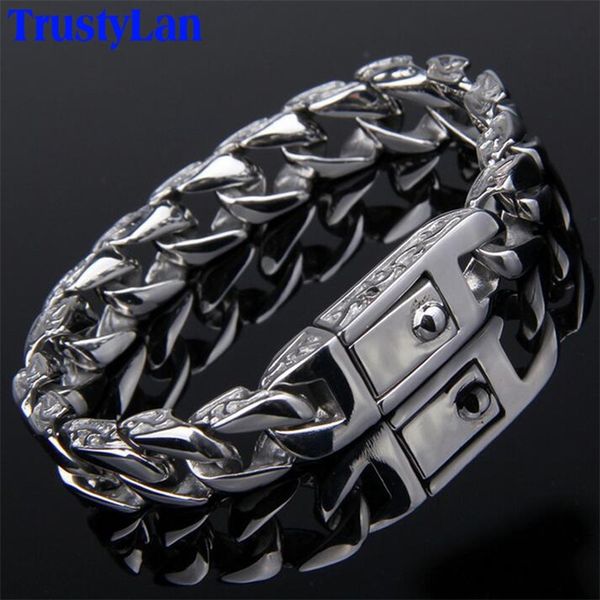 Bangle 316L Bracelet Bracelet Brange Brangle Men Bracelet Men Men High Close Cool Biker Jewelry Accessory на ручной цепи 220831