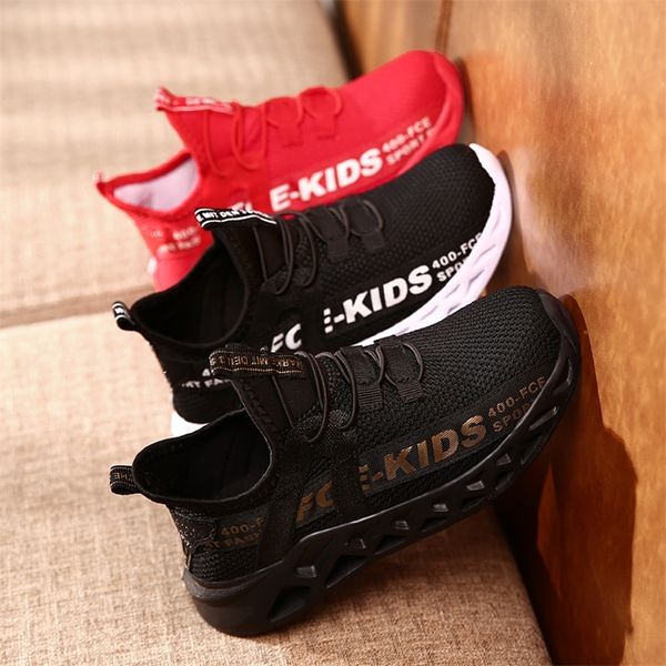 Первые Walkers Kids Sport Shoes Shode Sneakers для мальчиков для девочек школа бегает дышащий Tenis Winter Lace Up 515 лет 220830