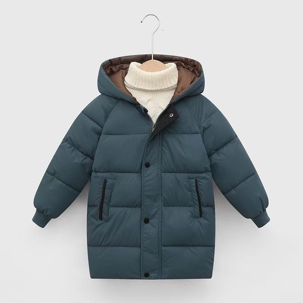 Casaco de baixo para crianças de inverno meninos meninos meninas algodão acolchoado parka spick jackets long long jackets russian infantil mouse de roupas 221130