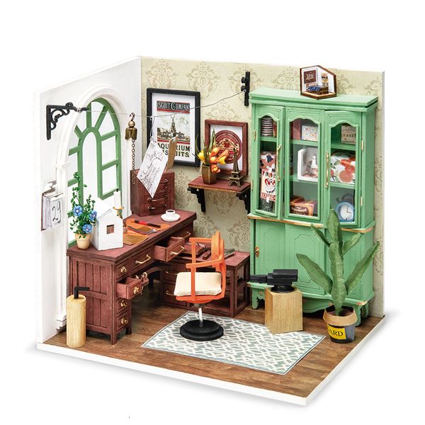 Puzzles Robotime Rolife DIY Holzpuppenhaus Miniatur DGM07 Jimmy's Studio 221201