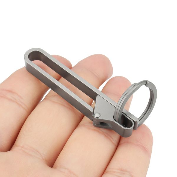 Handwerkzeuge Outdoor Tragbares Werkzeug Schlüsselanhänger Taschenclip Schlüsselhalter mit abnehmbarem Schlüsselring für Männer und Frauen 221130