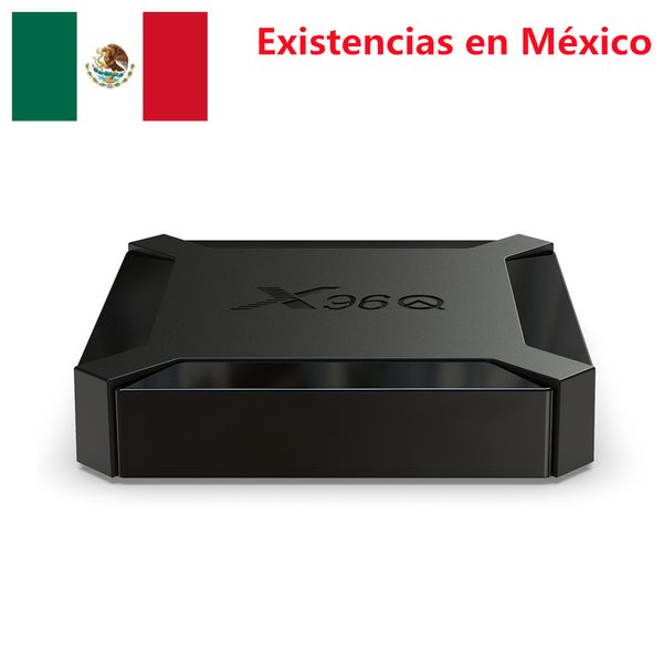 Spedire dal MESSICO X96Q TV Box Android 10.0 ALLWINNER H313 2GB 16GB t Quad Core 2.4G Wifi 4K H.265