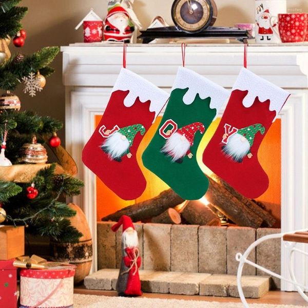 Weihnachtsdekorationen Baum hängende Ornamente Festival Geschenktüte Gnome Gesichtslose Puppe Kindergeschenke Strümpfe Taschen