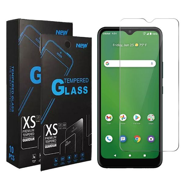 Glas-Displayschutzfolie für Cricket Innovate E 5G Icon 5 4 Ovation Dream 5g Debut Smart Vision Plus TCL Samsung Moto klare gehärtete Folie