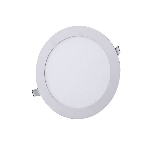 LED panel ışık gömme yuvarlak kare LED tavan downlight mutfak banyo lambası 85-265v sıcak/serin beyaz