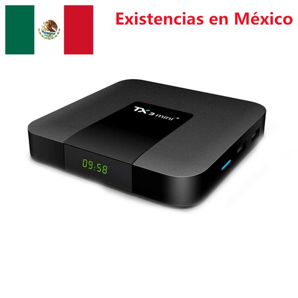 Navio do MÉXICO TX3 mini plus TV BOX Android 11 amlogic S905W2 2GB 16GB 2.4G/5GHZ DUAL WIFI BT