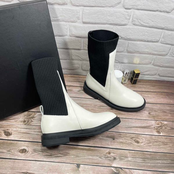 Inverno Martin Boots Sapatos de vestido Mulheres festas de casamento de couro de couro plana negócio formal botas sociais botas de combate 221129