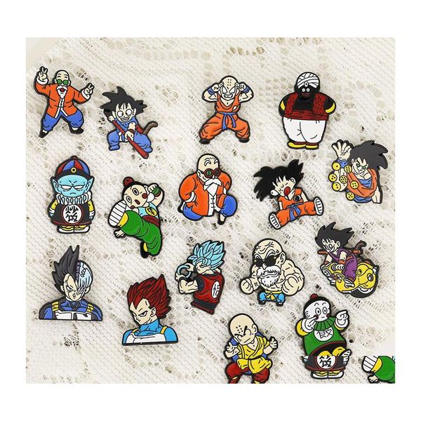 Alfinetes Broches Bonitos Filmes Jogos Alfinetes de Esmalte Duro Coletar Broche de Desenho Animado de Metal Mochila Chapéu Bolsa Colar Lapela Emblemas Moda Feminina Judeu Dhxyc